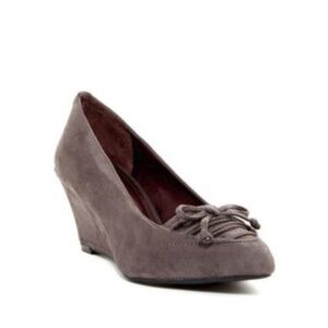 Bcbgeneration grey Eleyna lace up Wedge size 10